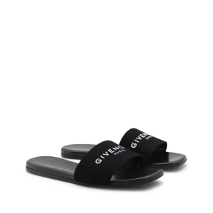 BLACK LEATHER FLATS