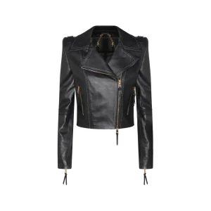 BLACK LEATHER JACKET