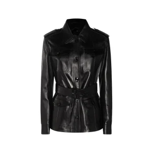 BLACK LEATHER JACKET