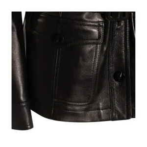 BLACK LEATHER JACKET