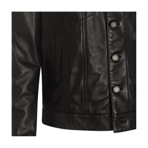 BLACK LEATHER JACKET