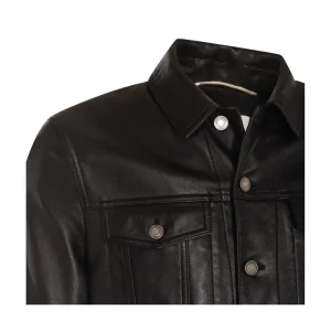BLACK LEATHER JACKET