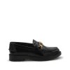 BLACK LEATHER LOAFERS