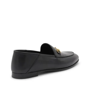 BLACK LEATHER LOAFERS