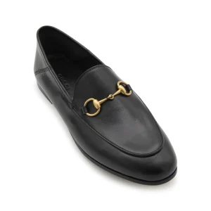 BLACK LEATHER LOAFERS