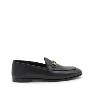 BLACK LEATHER LOAFERS