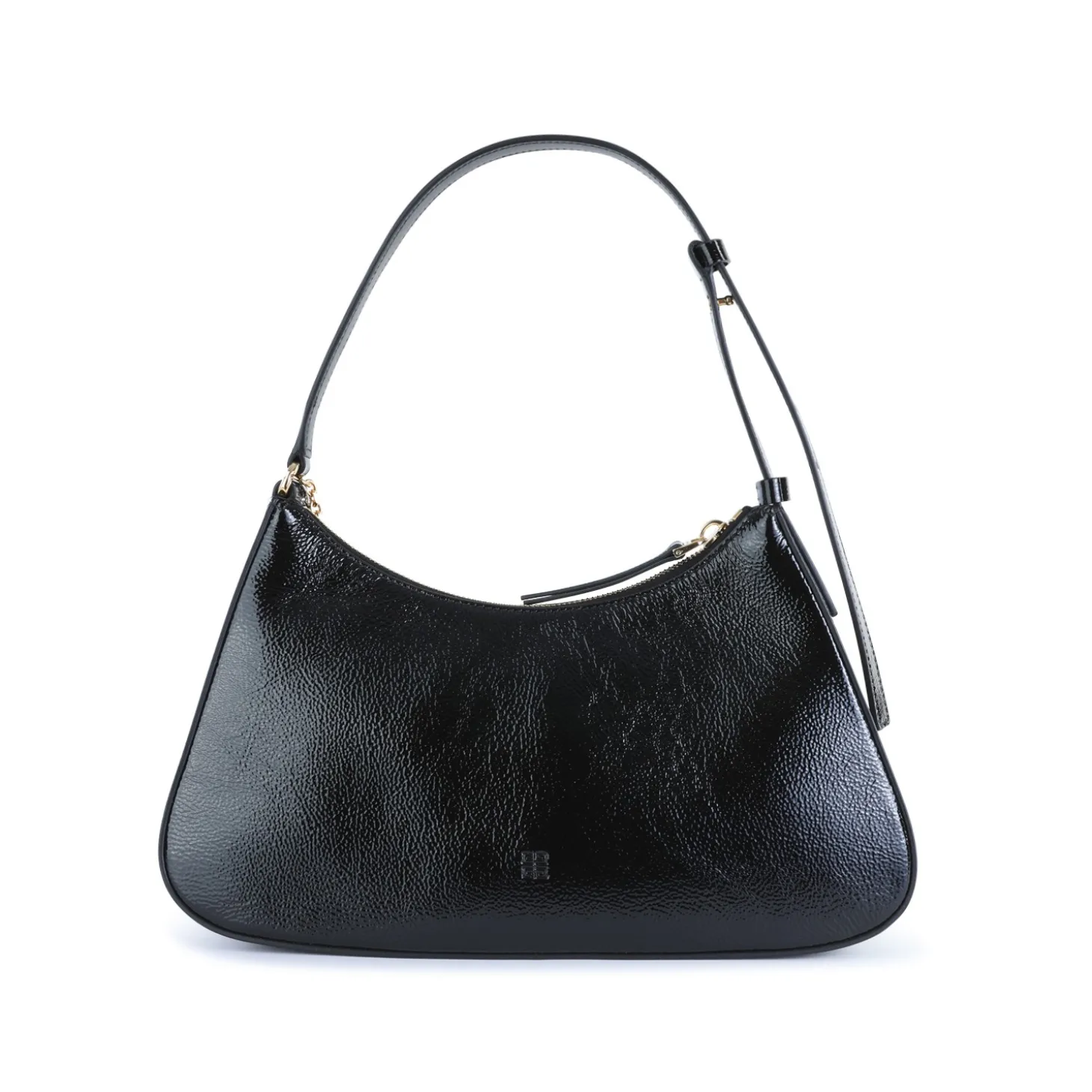 black_leather_lucky_lock__2.webp BLACK LEATHER LUCKY LOCK SHOULDER BAG