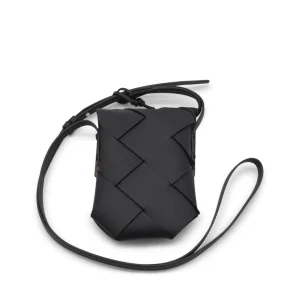 BLACK LEATHER POUCHES