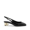BLACK LEATHER PUMPS