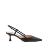 BLACK LEATHER PUMPS