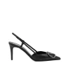BLACK LEATHER PUMPS