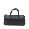 BLACK LEATHER S DAYLONG TOP HANDLE BAG