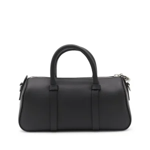 BLACK LEATHER S DAYLONG TOP HANDLE BAG