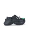 BLACK LEATHER SANDALS
