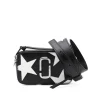 BLACK LEATHER SHOULDER BAG