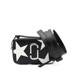 BLACK LEATHER SHOULDER BAG