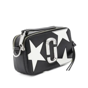 BLACK LEATHER SHOULDER BAG