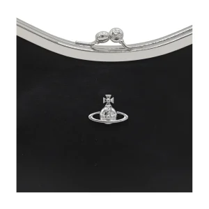 BLACK LEATHER SHOULDER BAG