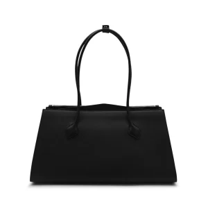 BLACK LEATHER TECKEL TOTES