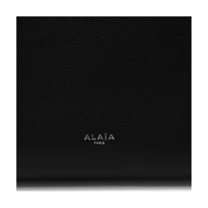 BLACK LEATHER TECKEL TOTES