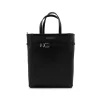 BLACK LEATHER VOYOU MINI TOTES