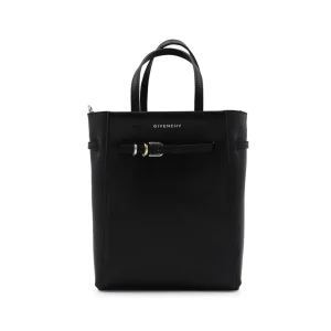 BLACK LEATHER VOYOU MINI TOTES