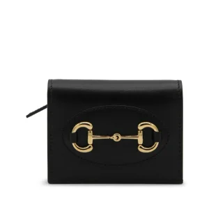 BLACK LEATHER WALLET