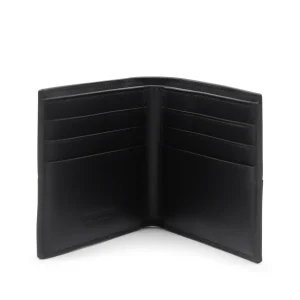 BLACK LEATHER WALLET