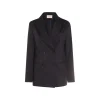 BLACK LINEN CASUAL JACKET