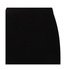 BLACK MIDI SKIRT