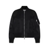 BLACK NYLON CASUAL JACKET