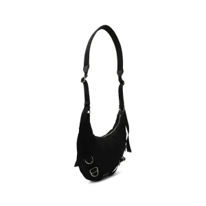 BLACK NYLON VOYOU SHOULDER BAG