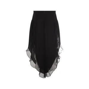 BLACK SILK PANTS