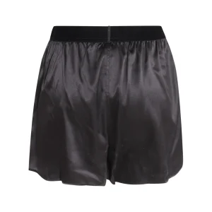 BLACK SILK SHORT