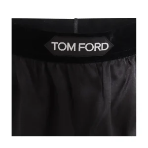 BLACK SILK SHORT