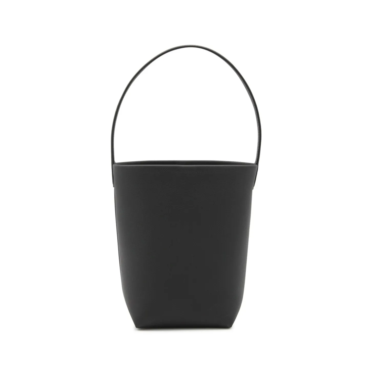 black_small_ns_park_leath_2.webp BLACK SMALL N/S PARK LEATHER TOTE BAG