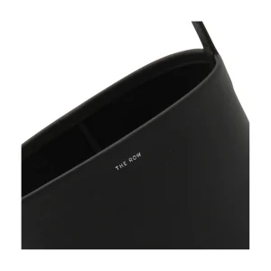BLACK SMALL N/S PARK LEATHER TOTE BAG