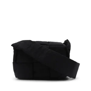 BLACK SMALL PADDED CASSETTE BAG