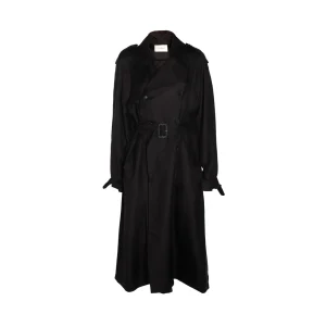 BLACK TRENCH COAT
