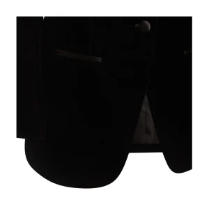BLACK VISCOSE BLAZER
