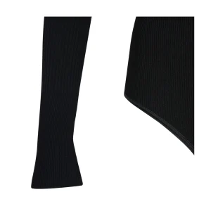 BLACK VISCOSE BODYSUITS
