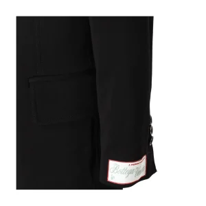 BLACK VISCOSE COAT