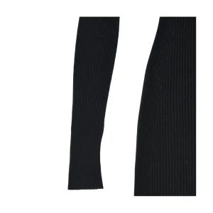 BLACK VISCOSE DRESS