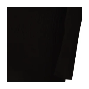 BLACK VISCOSE MINI DRESS