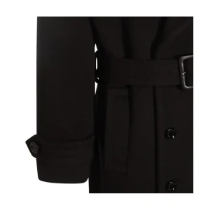 BLACK WOOL COAT