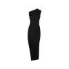 BLACK WOOL DRESS