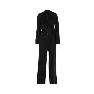 BLACK WOOL JUMPSUITS
