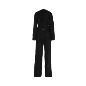 BLACK WOOL JUMPSUITS