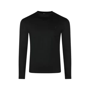 BLACK WOOL KNITWEAR