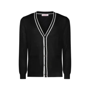 BLACK WOOL KNITWEAR